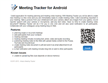 Tablet Screenshot of meetingtracker.artezio.com